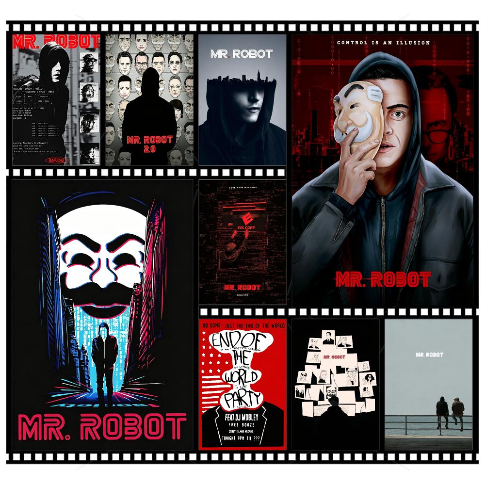 Tech Office Wall Decor - TV-Tech Psychological Thriller Mr. Robot Poster