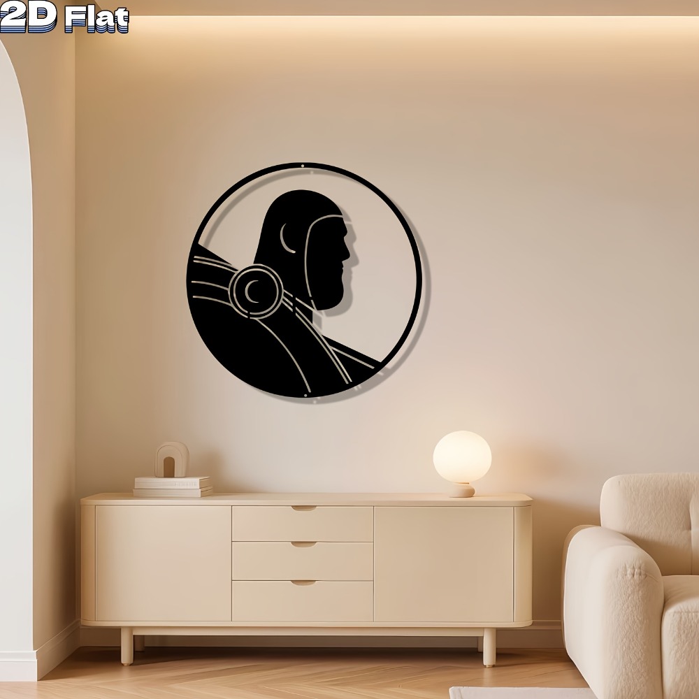 CIFbuy ModernRobot Metal Wall  - Tech Office Wall Decor review and price