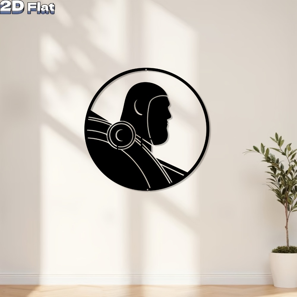 CIFbuy ModernRobot Metal Wall  - Tech Office Wall Decor review and price