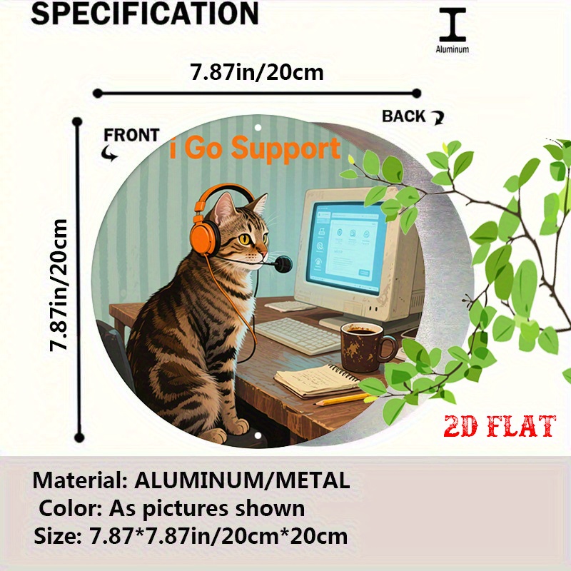 CIFBUY 2D Flat Funny Tech Supp - Tech Office Wall Decor review and price
