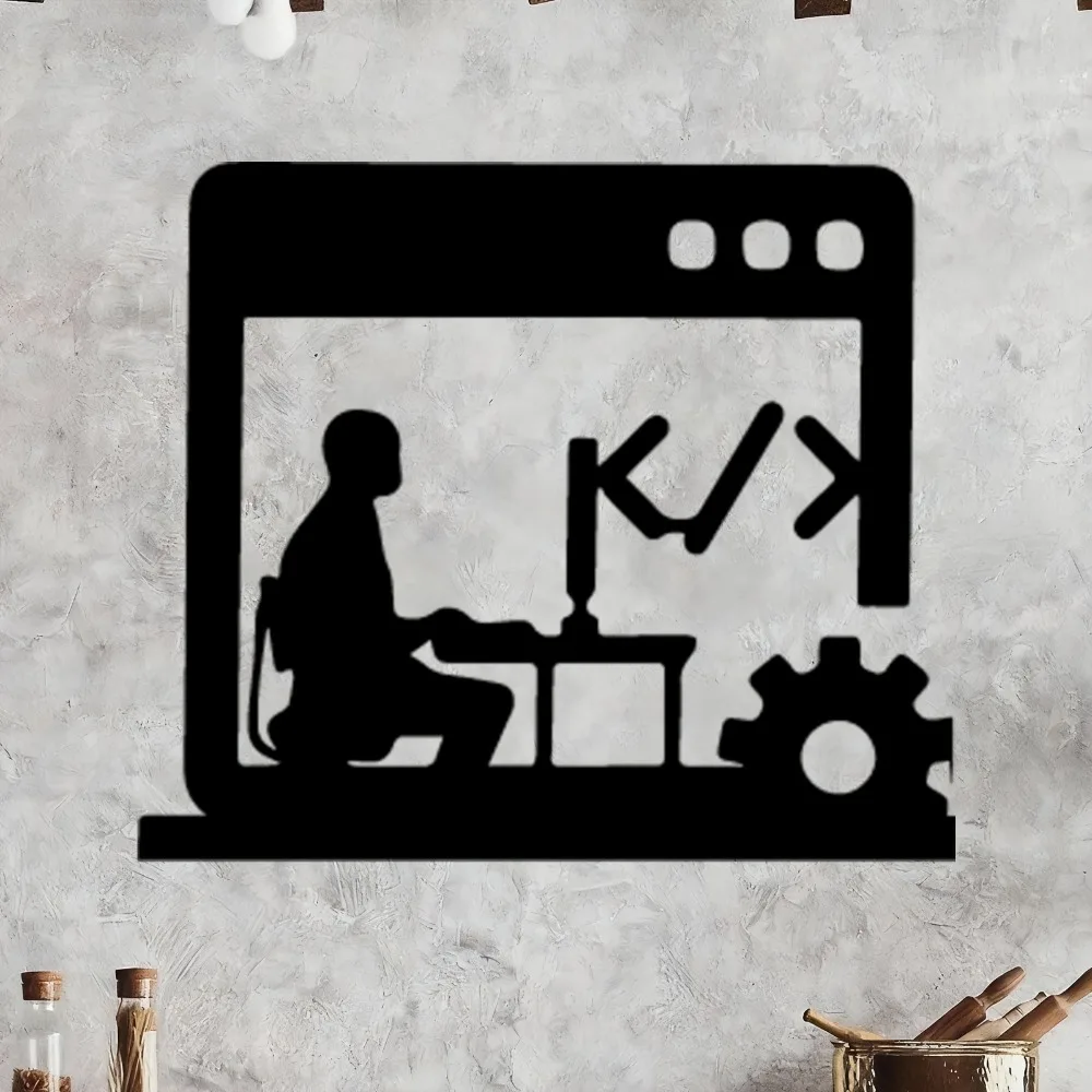 CIFBUY Metal Wall Art Programm - Tech Office Wall Decor review and price