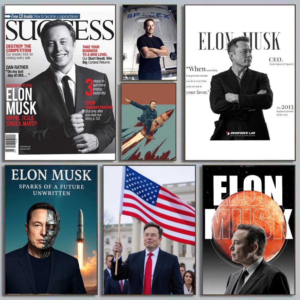 Elon Musk Dogefather Tech Visi - Tech Office Wall Decor review and price